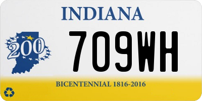 IN license plate 709WH