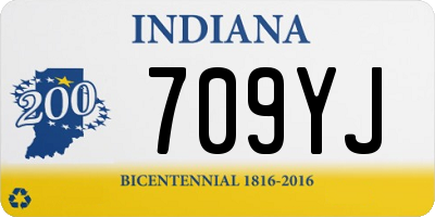 IN license plate 709YJ