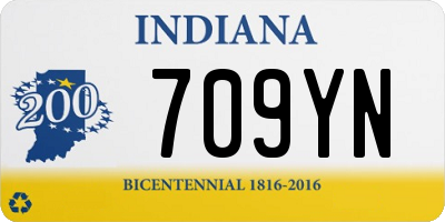 IN license plate 709YN