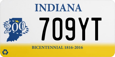 IN license plate 709YT