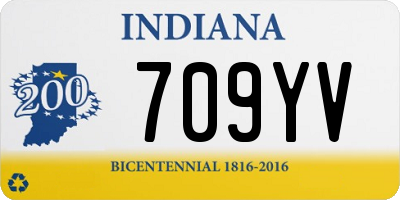 IN license plate 709YV