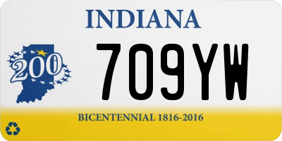 IN license plate 709YW