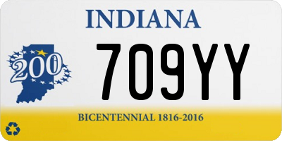 IN license plate 709YY