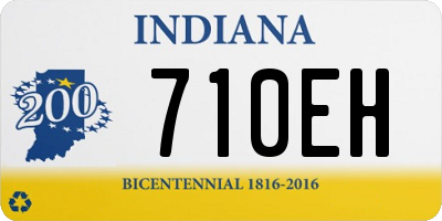 IN license plate 710EH