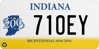 IN license plate 710EY