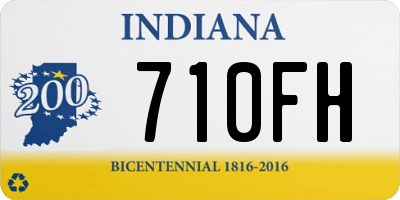 IN license plate 710FH