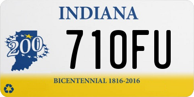 IN license plate 710FU