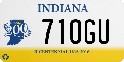 IN license plate 710GU