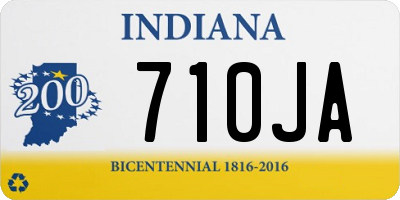 IN license plate 710JA