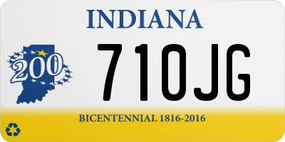 IN license plate 710JG