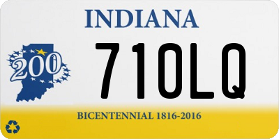 IN license plate 710LQ
