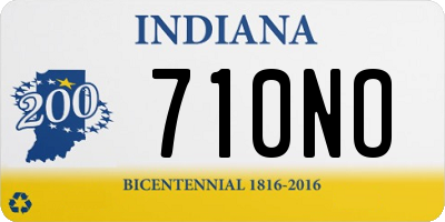 IN license plate 710NO