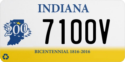 IN license plate 710OV