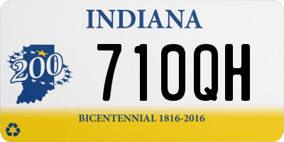 IN license plate 710QH