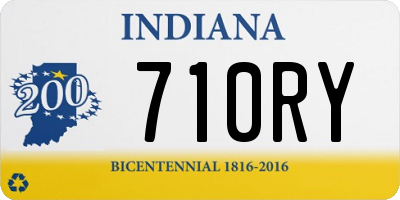 IN license plate 710RY