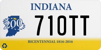 IN license plate 710TT