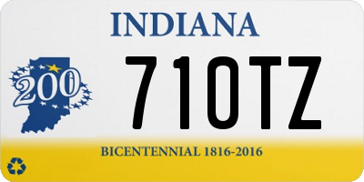 IN license plate 710TZ