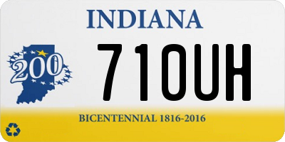 IN license plate 710UH