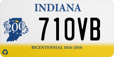 IN license plate 710VB