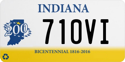 IN license plate 710VI