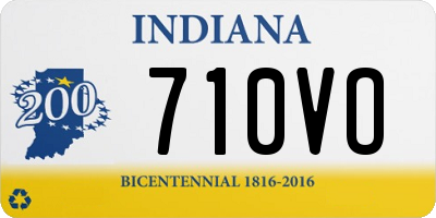 IN license plate 710VO