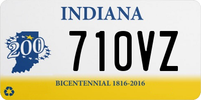 IN license plate 710VZ