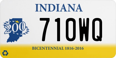 IN license plate 710WQ