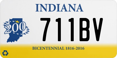 IN license plate 711BV