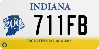 IN license plate 711FB