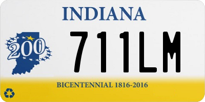 IN license plate 711LM