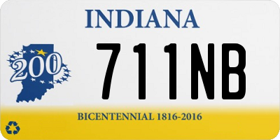 IN license plate 711NB