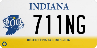 IN license plate 711NG