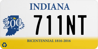 IN license plate 711NT