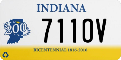 IN license plate 711OV