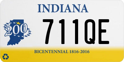 IN license plate 711QE