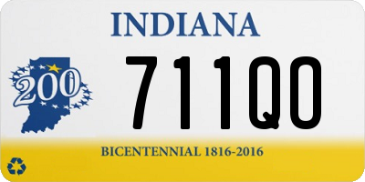 IN license plate 711QO