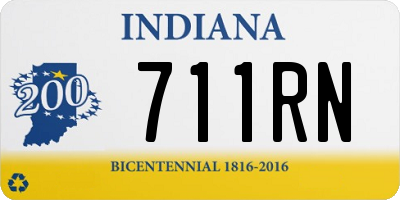 IN license plate 711RN