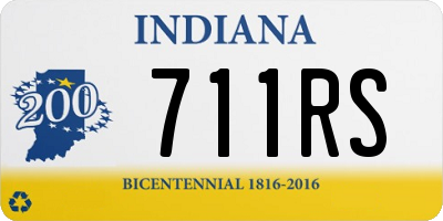 IN license plate 711RS