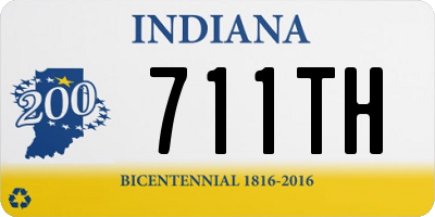 IN license plate 711TH