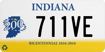 IN license plate 711VE