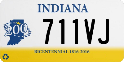 IN license plate 711VJ