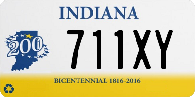 IN license plate 711XY