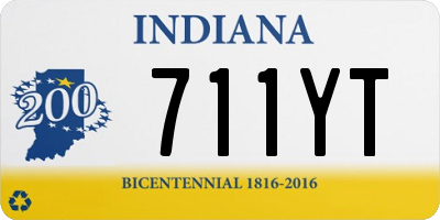 IN license plate 711YT