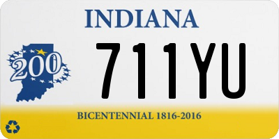 IN license plate 711YU