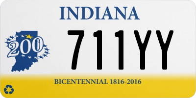 IN license plate 711YY