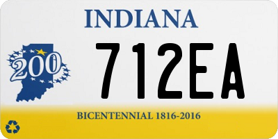 IN license plate 712EA