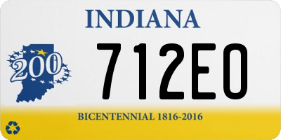 IN license plate 712EO