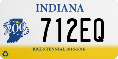 IN license plate 712EQ