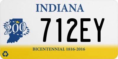 IN license plate 712EY