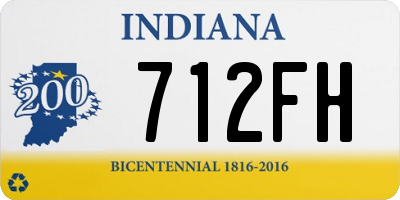 IN license plate 712FH